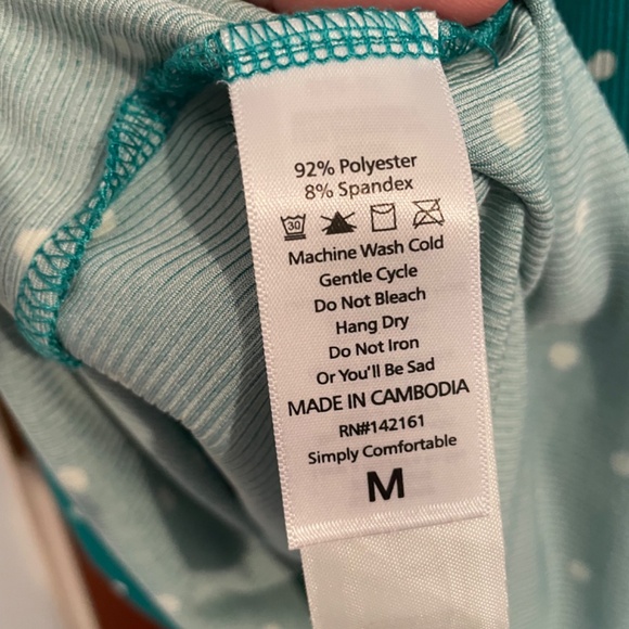 LuLaRoe Sleeveless Charlotte Dress Green SizeM - Picture 5 of 5